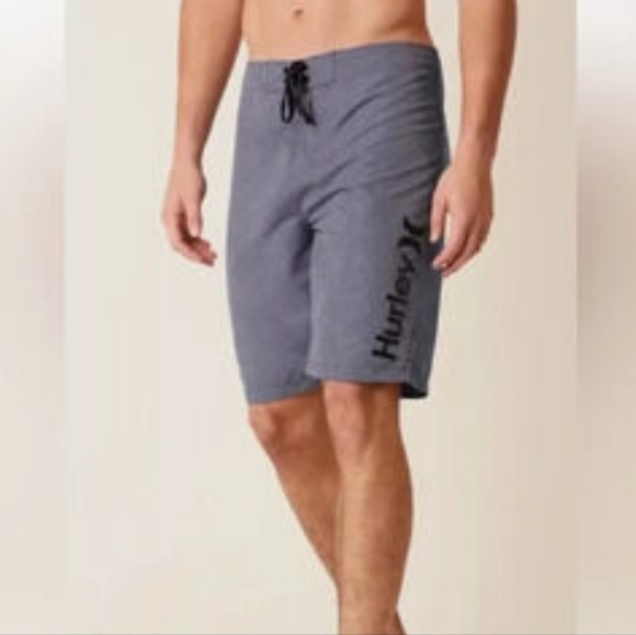 Hurley Steel Blue Board Shorts Size 38 - Picture 1 of 5